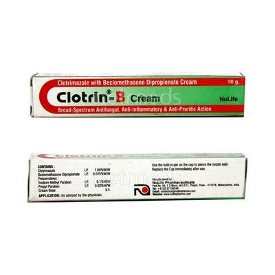 Clotrin B Cream 10gm - Fungal Infections-Taa