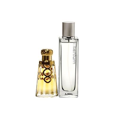 Ajmal Titanium EDP Citrus Spicy Perfume And Khallab EDP Woody Oudh Perfume 150 ml - Perfumes (Edt/Edp)