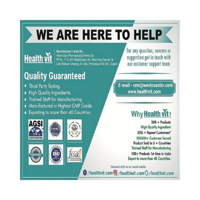 Healthvit Neuronerve- Tablets 60's - Herbal Dietary Supplement