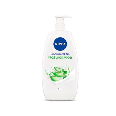 Nivea Shower Gel Natural Aloe 1000 ml - Shower Gels & Body Wash
