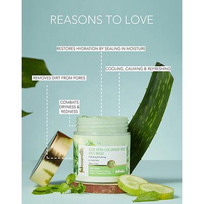 Fabessentials Aloe Vera Cucumber Mint Face Mask 100 gm - Face Packs