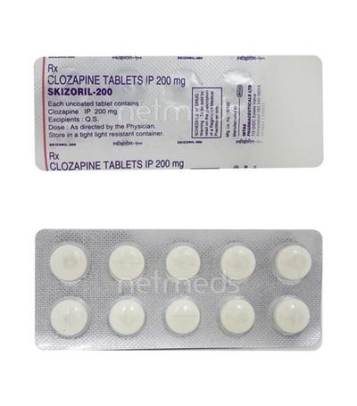 Skizoril 200mg Tablet 10'S - Schizophrenia-Aps