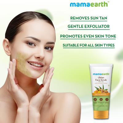 Mamaearth Face Scrub - Ubtan 100 gm - Face Scrubs