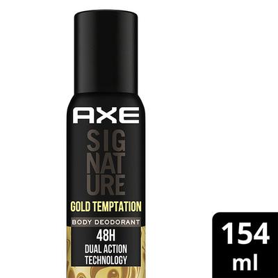 Axe Signature Gold Temptation Body Deodorant For Men 154 ml - Men Deodorants/Roll-Ons