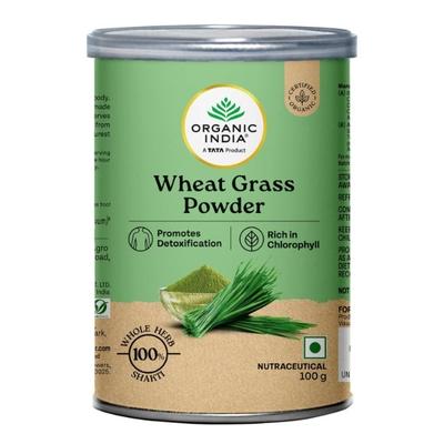 Organic India Wheat Grass Powder 100 gm - Speciality Medicines