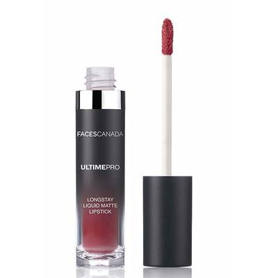 Faces Canada Ultime Pro Longstay Liquid Matte Lipstick French Rose 14 6 gm - Liquid Lipsticks