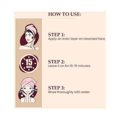 Mother Sparsh Rose & Beetroot Ubtan Face Mask For Dull & Uneven Skin 50 gm - Face Packs