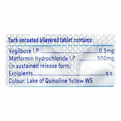 VOZUCA M 0.3 Tablet 15's - Diabetes-Ant