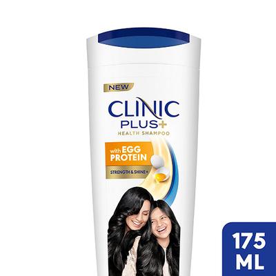 CLINIC PLUS Strength & Shine, with Egg Protein, Shampoo, for Strong & Shiny Hair 175 ml - Shampoos