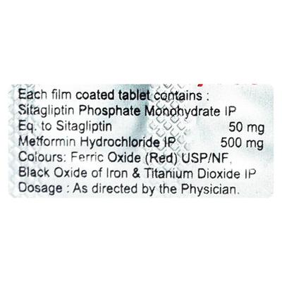 SITANAT M 50/500 Tablet 10's - Diabetes-Ant