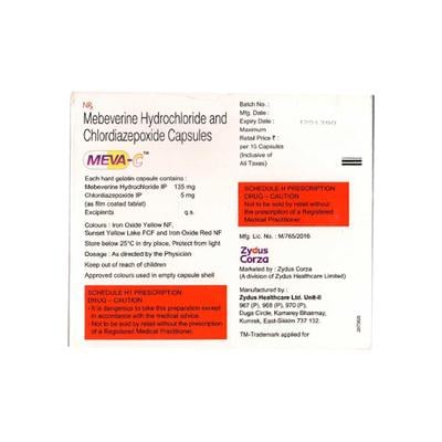 MEVA C Capsule 15's - Muscle Spasm-Ant