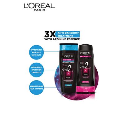 L'Oreal Paris Fall Resist 3X Anti-Dandruff Shampoo 360 Ml - Shampoos
