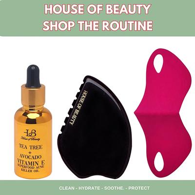 House of Beauty V Chin Uplifting Mask For Jawline, Double Chin Reduction with Collagen Gel 1's - Masks & Peels
