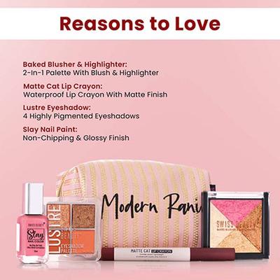 Swiss Beauty Modern Rani Pouch for Wedding 26.5 gm - Makeup Pouches