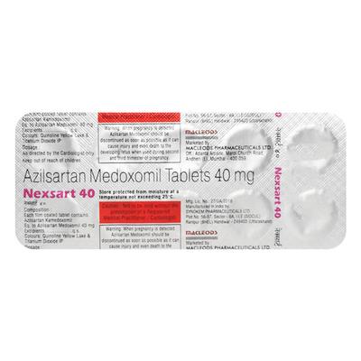 Nexsart 40mg Tablet 10'S - Hypertension-Ang