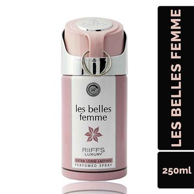 RiiFFS Luxury Les Belles Femme Body Spray for Women 250 ml - Women Perfumes (Edt/Edp)