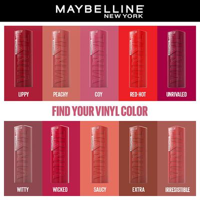 Maybelline New York Super Stay Vinyl Ink Liquid Lipstick, 20 Coy 4.2ml - Lipsticks