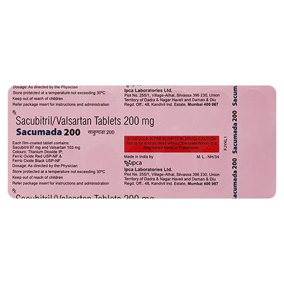 SACUMADA 200 Tablet 14's - Heart Failure-Ang