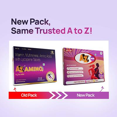 A TO Z AMINO Tablet 15's - Multi-Vitamins