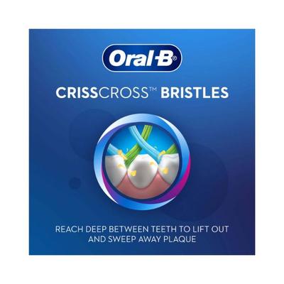 Oral B Criss Cross - Family toothbrushes - Medium 4's - Toothbrushes