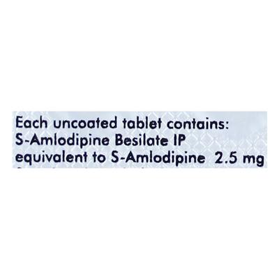 S Amlong 2.5mg Tablet 10'S - Hypertension-Cal