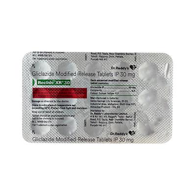 RECLIDE XR + 30 Tablet 15's - Diabetes-Ant
