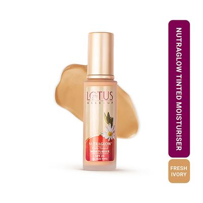 Lotus Makeup Nutraglow Daily Tinted Moisturiser SPF 25 Fresh Ivory T2 50ml - Foundation