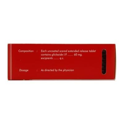 Diamicron XR 60mg Tablet 14'S - Diabetes-Ant