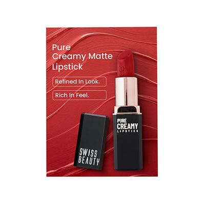 Swiss Beauty Pure Creamy Lipstick -Rosy Flush 4 g - Lipsticks