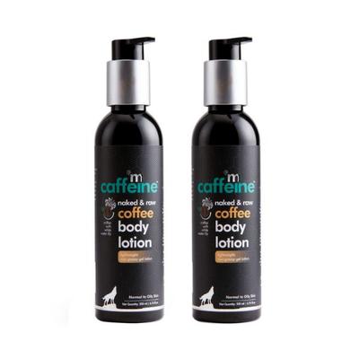 mCaffeine Coffee Body Lotion with Vitamin C & Shea Butter Moisturizer for Normal to Oily Skin 2's - Lotions & Creams