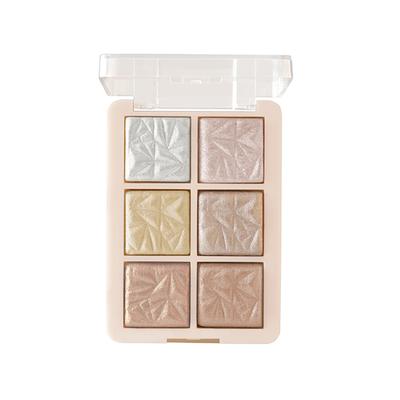 Mars 6 Shade illuminating Highlighter and Blusher Palette - 03 12 gm - Highlighters & Illuminators