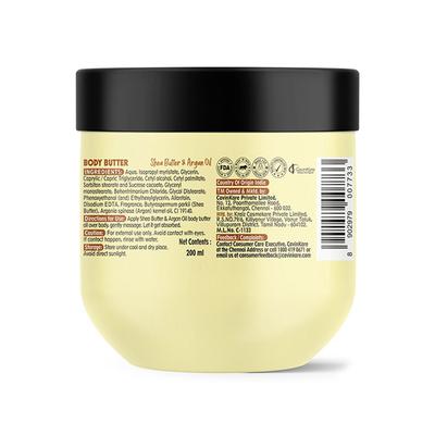 Buds & Berries Shea Butter and Argan Oil Body Butter Jar 200 ml - Body Butter
