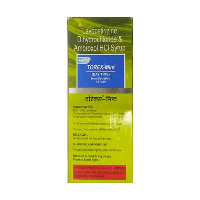 Torex Mint New Syrup 100ml - Cough And Cold-Cou