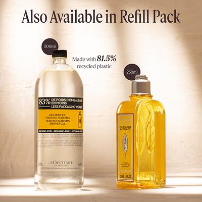 L'Occitane Verveine Agrumes Shower Gel Eco Refill 500ml - Shower Gels & Body Wash