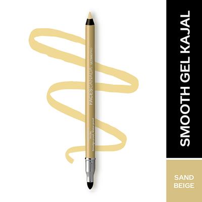 Faces Canada Ultime Pro Intense Gel Kajal With Smudger & Sharpener - Sand Beige 1.2 gm - Kajal & Kohls