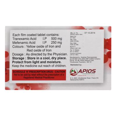 TRAPIOS MF Tablet 10's - Bleeding Disorders-Hae