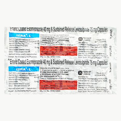 Izra L Capsule 10'S - Ulcerative Colitis/Bowel Inflammatory Disease-Ant