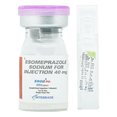 Esoz 40mg Injection 1's - Ulcer/Reflux/Flatulence-Aaa