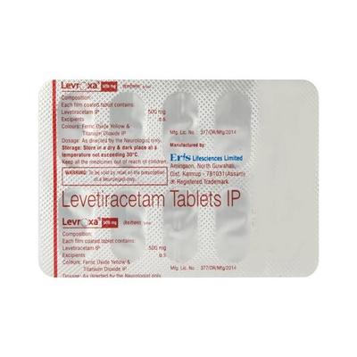 Levroxa 500mg Tablet 10'S - Epilepsy/Convulsion-Ant