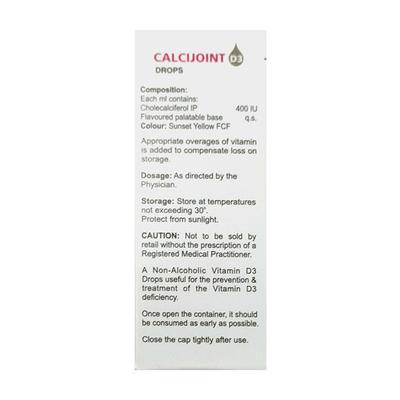 Calcijoint D3 Drops 15ml - Supplements-Vit