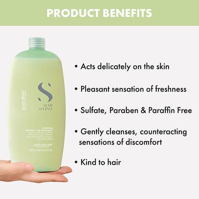 Alfaparf Milano Scalp Relief Calming Micellar Low Shampoo For Sensitive And Oily Scalp 1000 ml - Shampoos