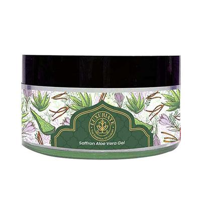 Luxuriate 100% Pure Natural Organic Aloe Vera Saffron Strands Gel 100 gm - Skin-Treatment