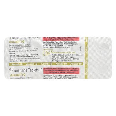 AURANIL 10mg Tablet 10's - Migraine