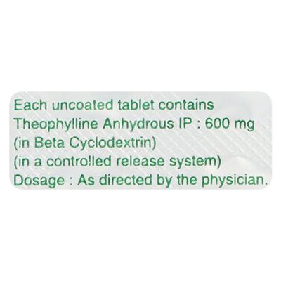 Unicontin E 600mg Tablet 10'S - Asthma/COPD-Ast