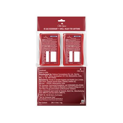 Old Spice Lionpride No Gas Deodorant Body Spray Perfume for Men Pocket Size 17ml each, Travel Friendly 2's - Men Deodorants/Roll-Ons