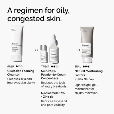 The Ordinary Sulfur 10% Powder-To-Cream Concentrate 5 gm - Face Creams