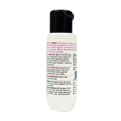 Plum Onion and Biotin Sulphate free & Paraben Free Shampoo for Hairfall Control (For All Hair Types) 20 ml - Shampoos