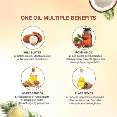 Coco Soul Multipurpose Oil from the makers of Parachute - For Skin, Hair & Baby Massage- 100% Natural - Paraben, Perfume & Mineral Oil Free 150ml - Massage Oils