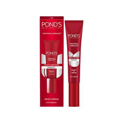 Pond's Youthful Miracle Hexyl Retinolcomplex, Renew and Repair Eye Cream 15 ml - Under Eye Creams & Serums