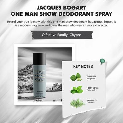 Jacques Bogart One Man Show Deodorant Spray 200 ml - Deodorants/Roll-Ons